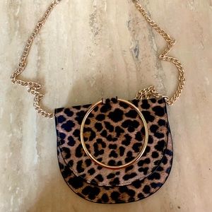 leopard Print crossbody purse